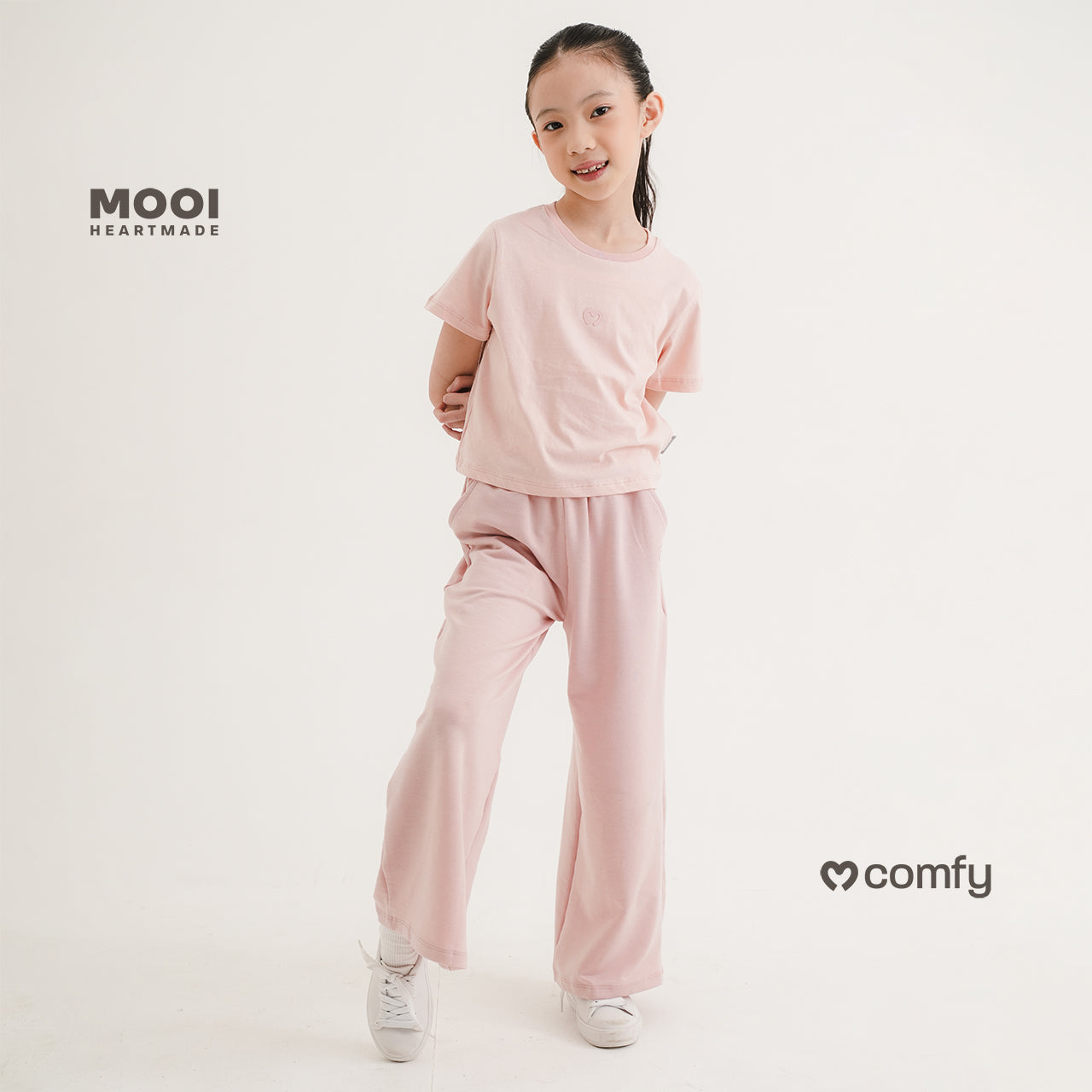 Mooi Celana Panjang Anak Perempuan Comfy Long Wide Pants