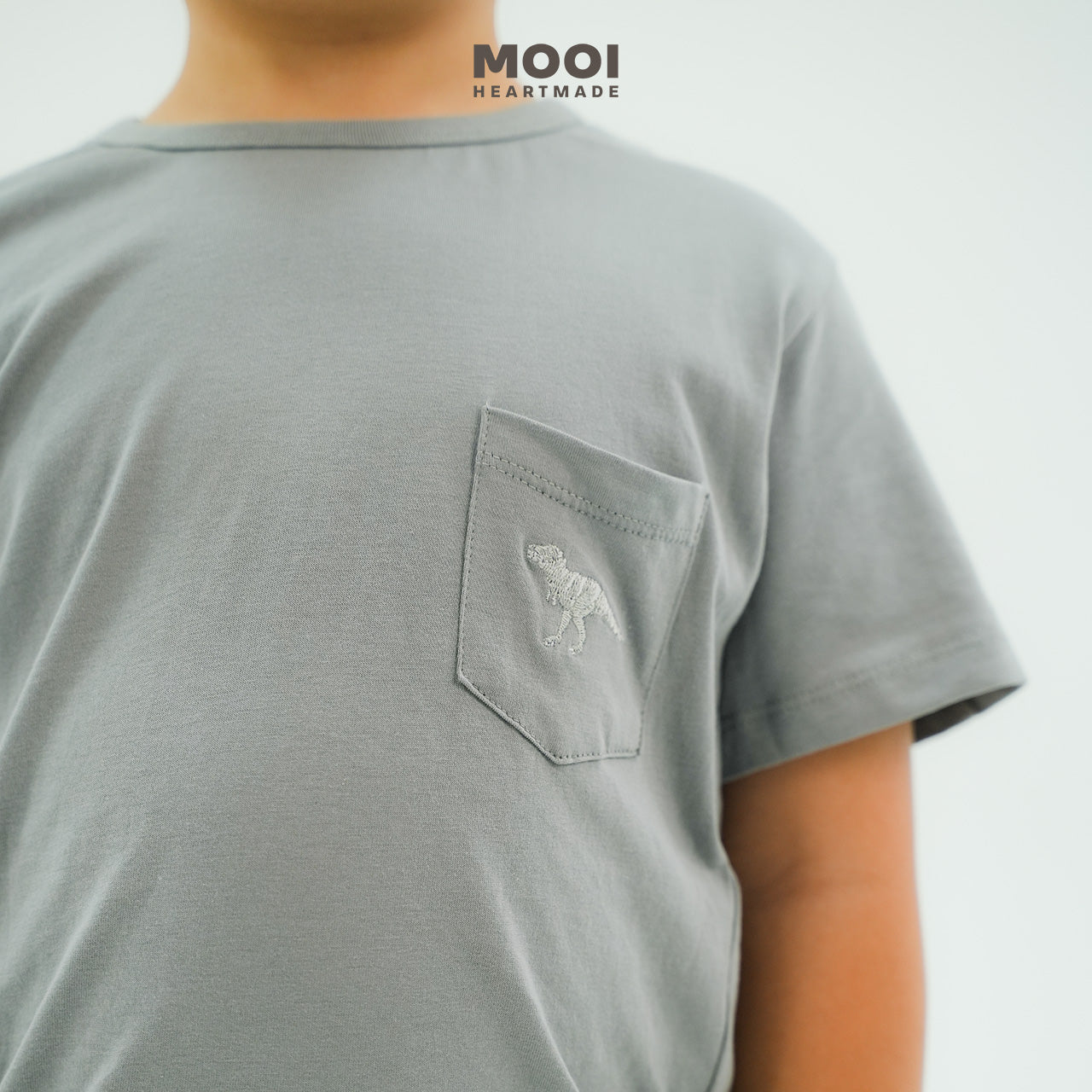 Mooi Setelan Anak Kaos Anak Tshirt Pocket Tee Set