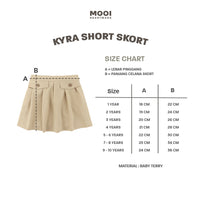 Mooi Rok Celana Skort Anak Perempuan Kyra Skort Pants