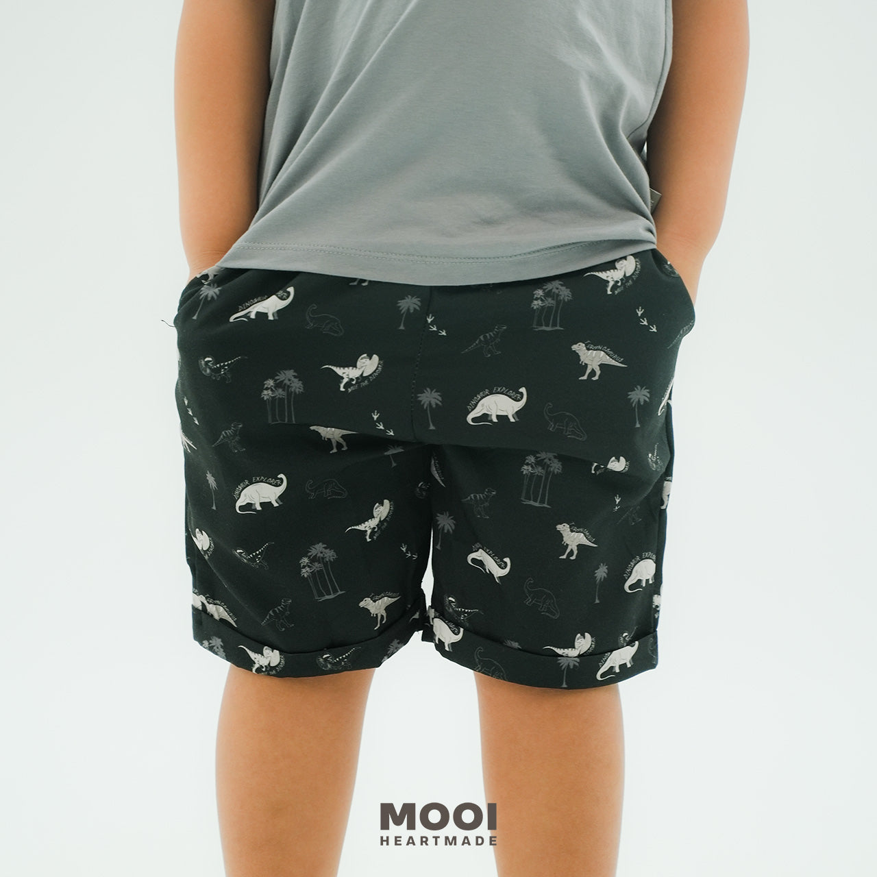 Mooi Setelan Anak Kaos Anak Tshirt Pocket Tee Set