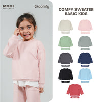 Mooi Sweater Anak Unisex Comfy Sweater Basic Kids