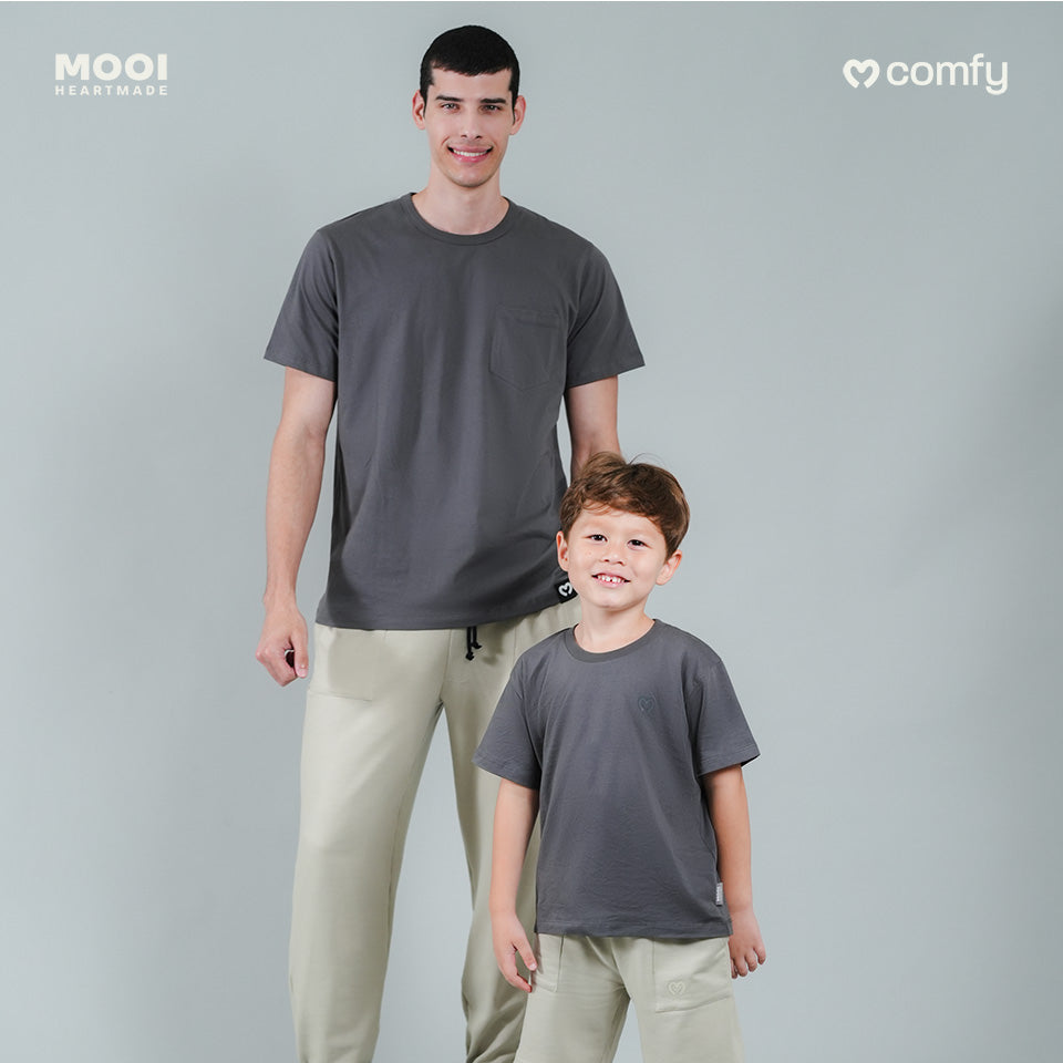 Mooi Kaos Dewasa Pocket Unisex Comfy T-Shirt Pocket Adult