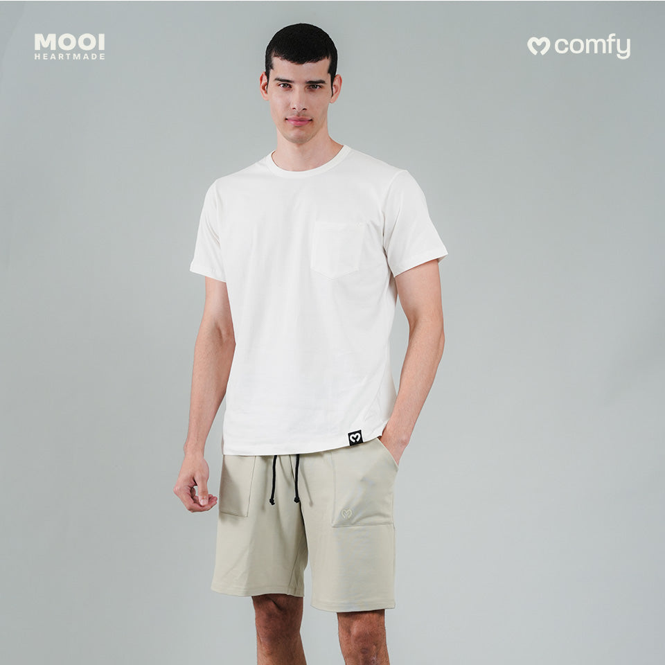 Mooi Kaos Dewasa Pocket Unisex Comfy T-Shirt Pocket Adult