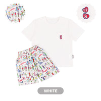 Mooi x Hari Merdeka Kaos Kemerdekaan Setelan Anak Pocket Tee Set Kemerdekaan