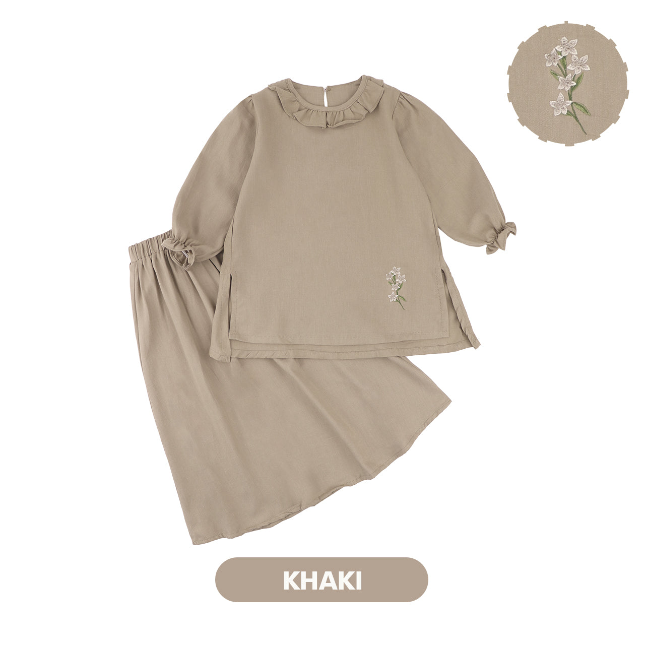 Mooi Setelan Anak Perempuan Raya Collection Rayya Tunik Set