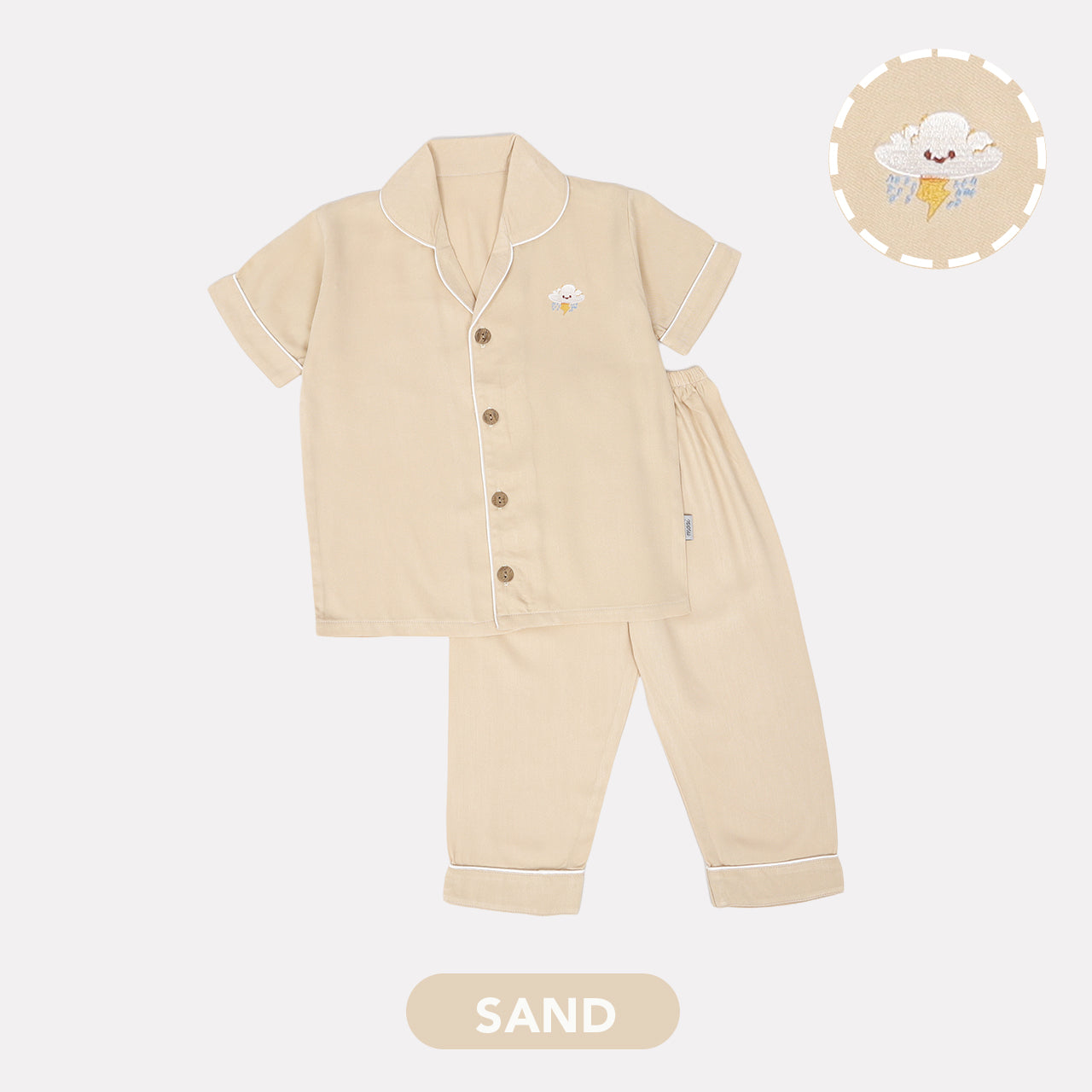 Mooi Piyama Anak Baju Tidur Anak Short Pajamas V1