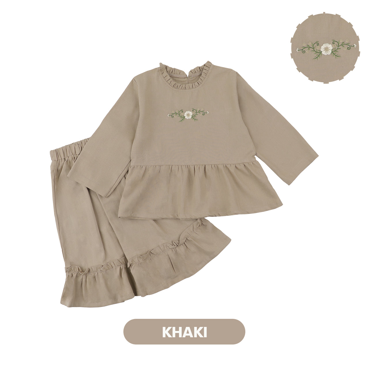 Mooi Setelan Anak Perempuan Raya Collection Ghina Tunik Set