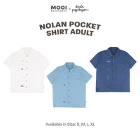 Mooi X Dinda Puspitasari Kemeja Dewasa Nolan Pocket Shirt Adult
