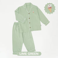 Mooi Piyama Panjang Anak Baju Tidur Anak Long Pajamas