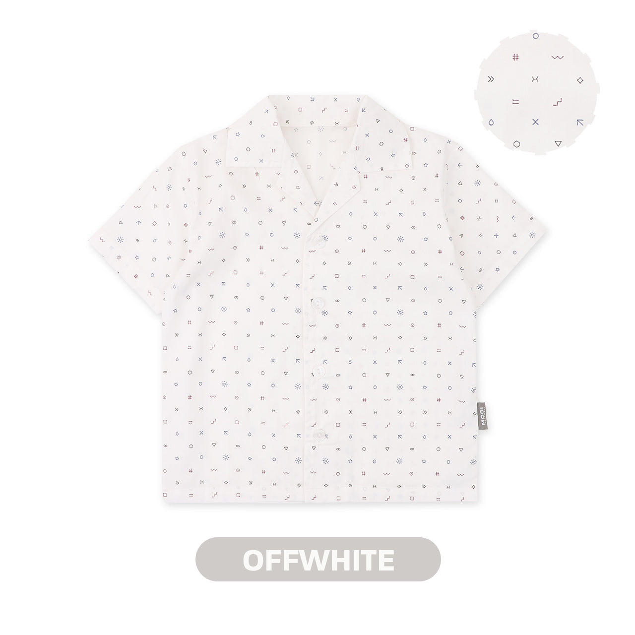 Mooi Kemeja Anak Laki - Laki Kemeja Katun Motif Gama Shirt