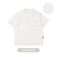 Mooi Kemeja Anak Laki - Laki Kemeja Katun Motif Gama Shirt