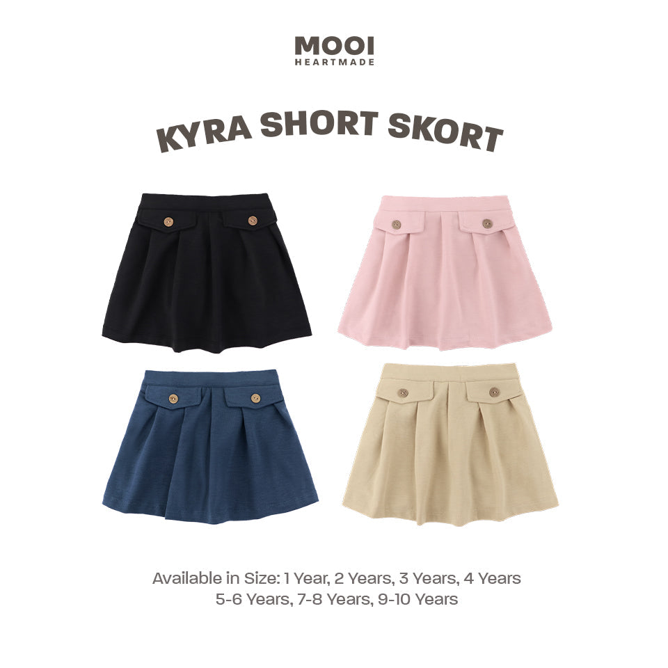 Mooi Rok Celana Skort Anak Perempuan Kyra Skort Pants
