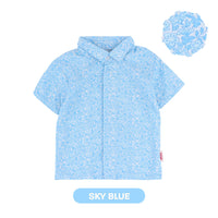 Mooi Kemeja Anak Laki-Laki Lunar Collection Han Collar Shirt