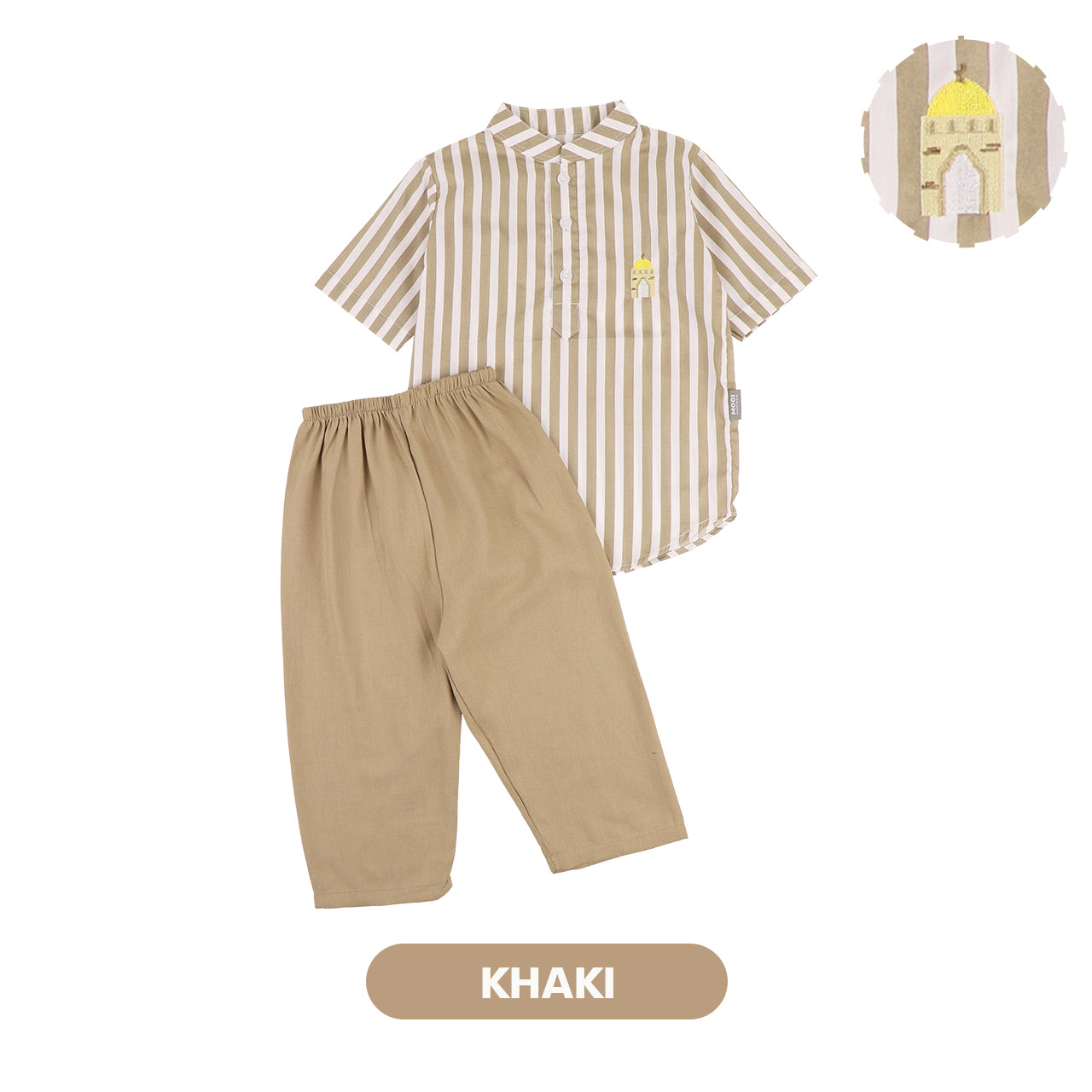 Mooi Rafka Striped Koko Set Setelan Koko Anak