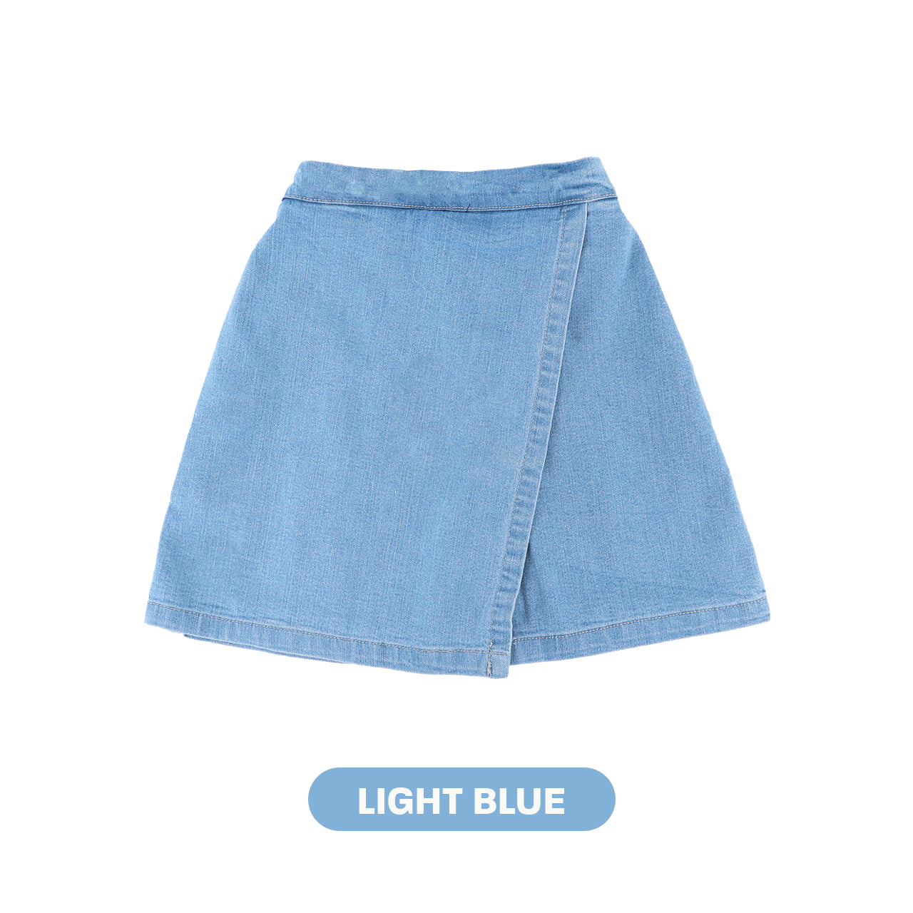 Mooi Rok Celana Skort Jeans Anak Chiara Denim Skort