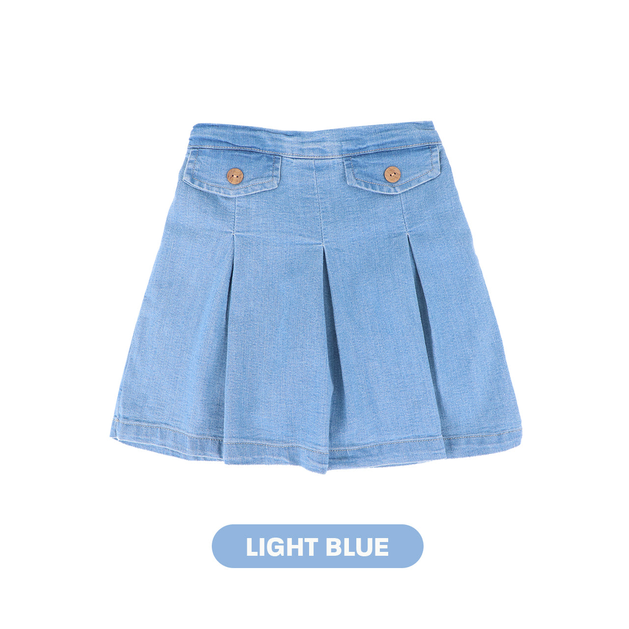 Mooi Rok Celana Skort Jeans Anak Bora Denim Skort