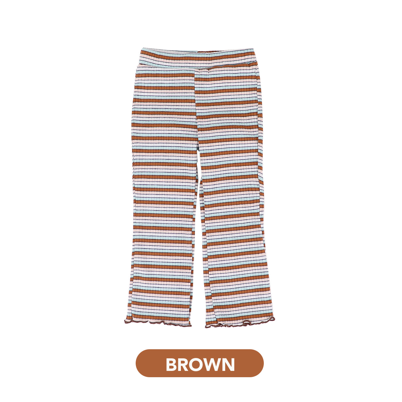Mooi Celana Panjang Anak Perempuan Hinata Rib Striped Pants