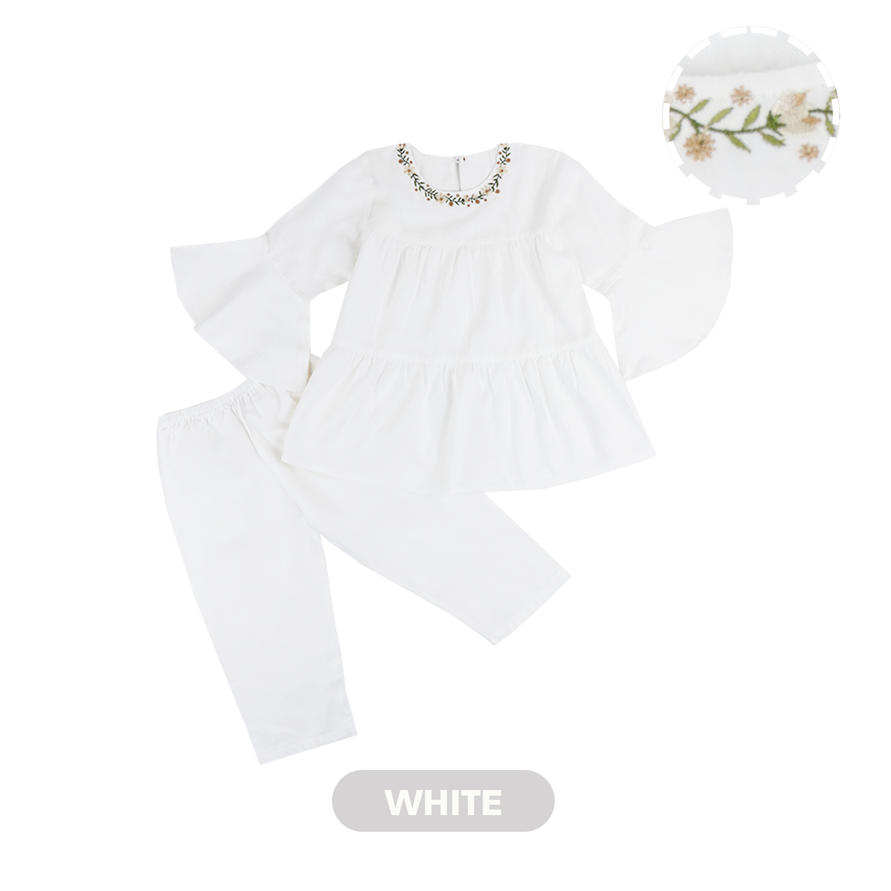 Mooi Setelan Anak Perempuan Nuha Tunik Set