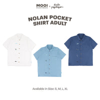 Mooi X Dinda Puspitasari Kemeja Dewasa Nolan Pocket Shirt Adult