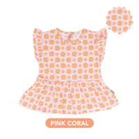 Mooi Atasan Anak Perempuan Minji Ruffle Top