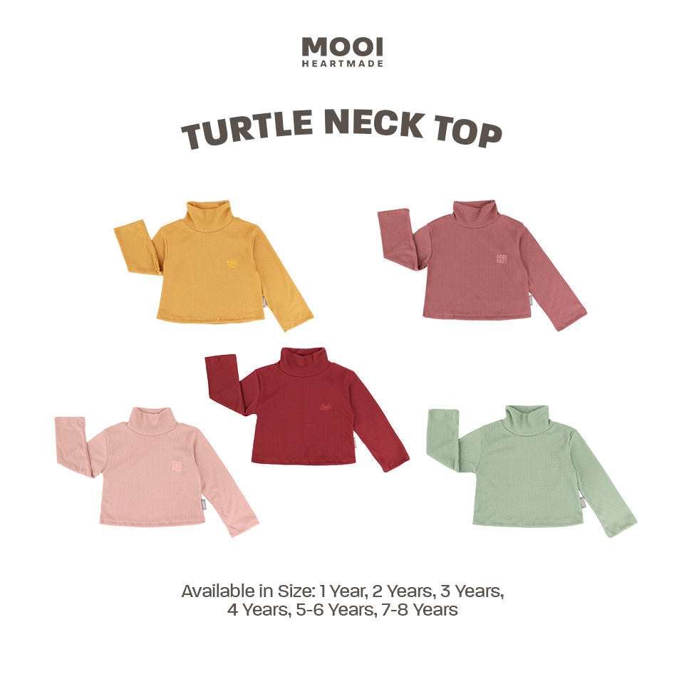 Mooi Atasan Anak Turtle Neck Top