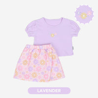 Mooi Setelan Anak Perempuan Alena Skort Set