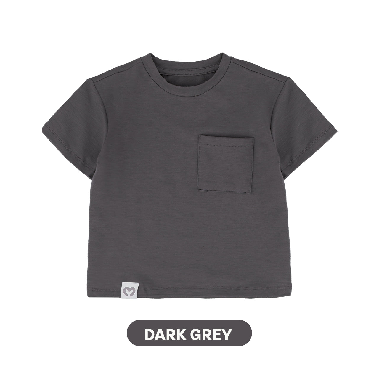 Mooi Kaos Anak Pocket Unisex Comfy Oversized T-Shirt Pocket Kids