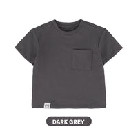 Mooi Kaos Anak Pocket Unisex Comfy Oversized T-Shirt Pocket Kids
