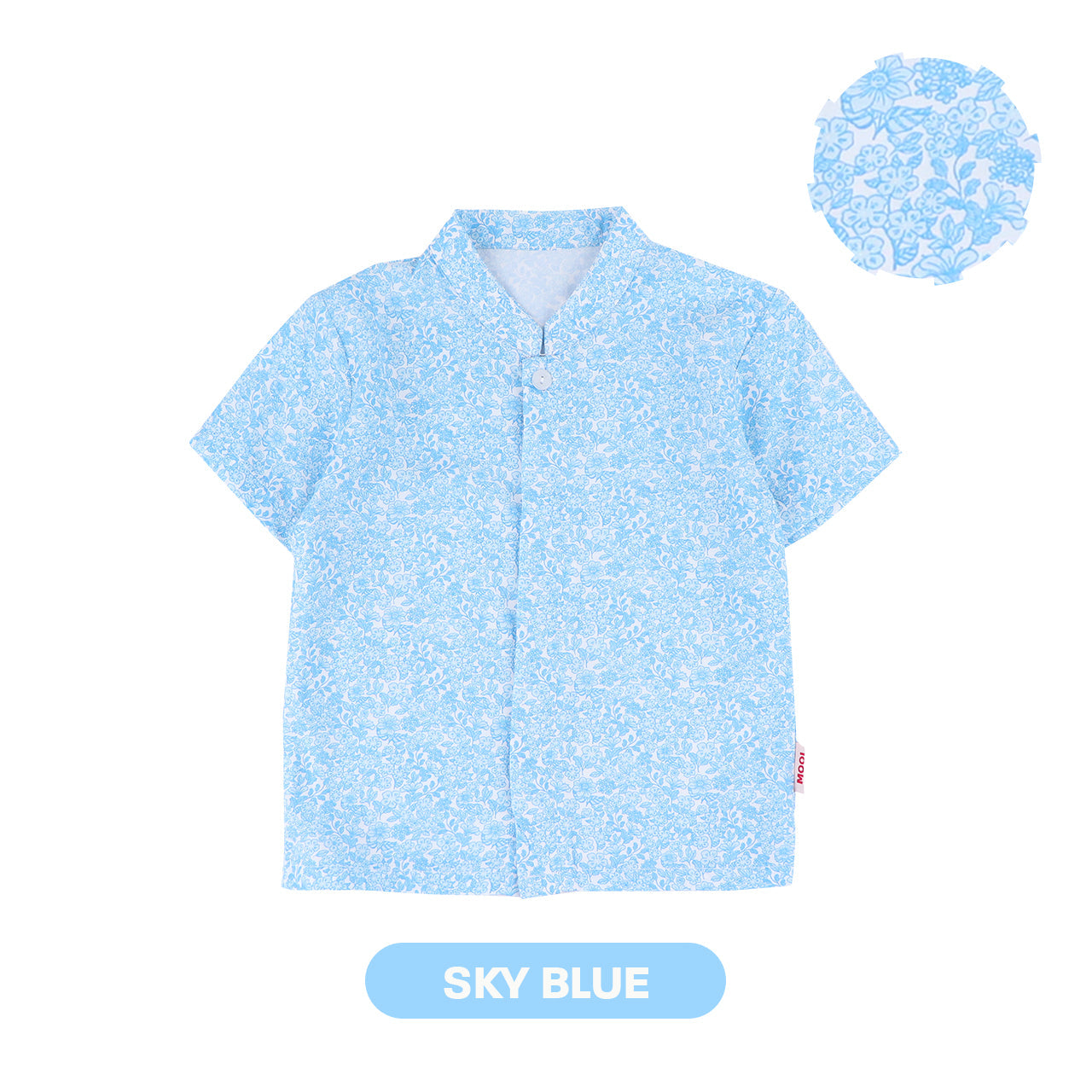 Mooi Kemeja Anak Laki-Laki Lunar Collection Hua Mandarin Shirt