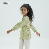 Mooi Atasan Anak Perempuan Erica Ruffle Top