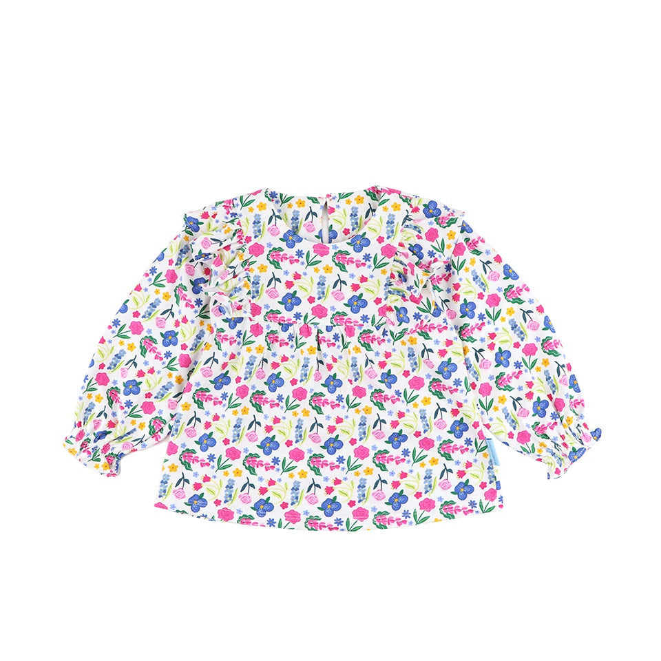 Mooi X Dinda Puspitasari Atasan Anak Perempuan Lola Top Ruffle