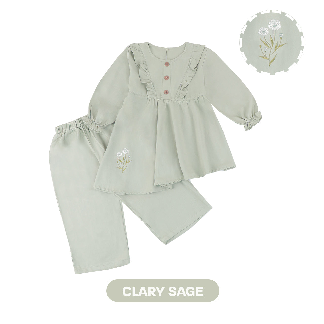 Mooi Setelan Anak Perempuan Xavia Tunik Set