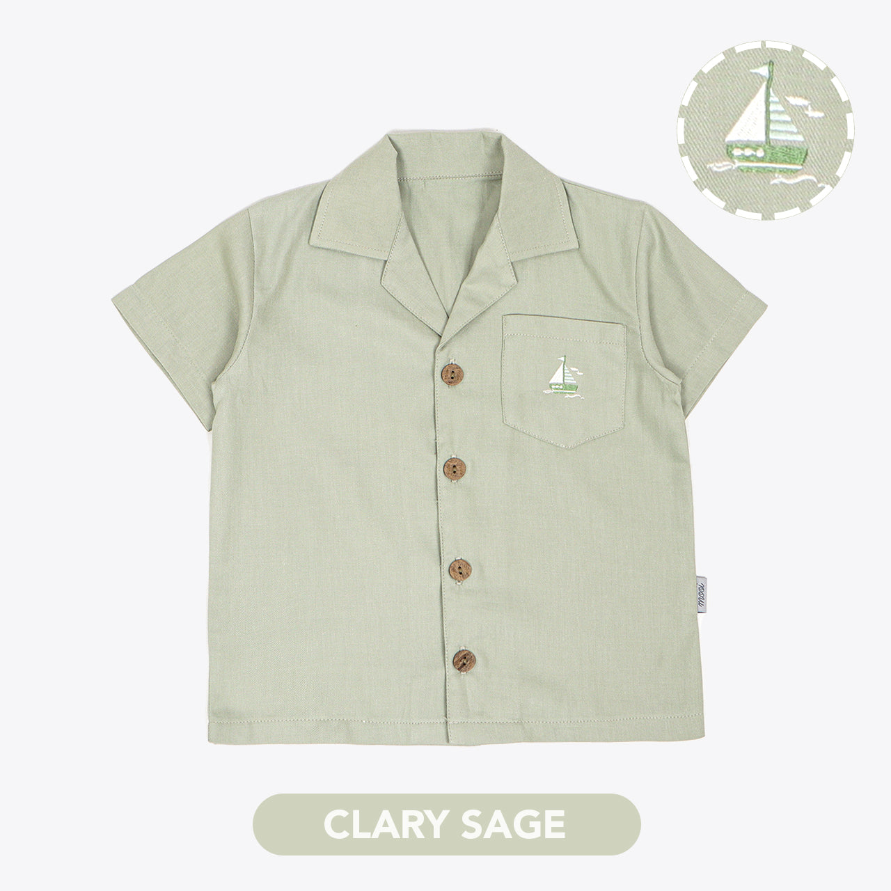 Mooi Kemeja Anak Laki-laki Arka Pocket Shirt V1