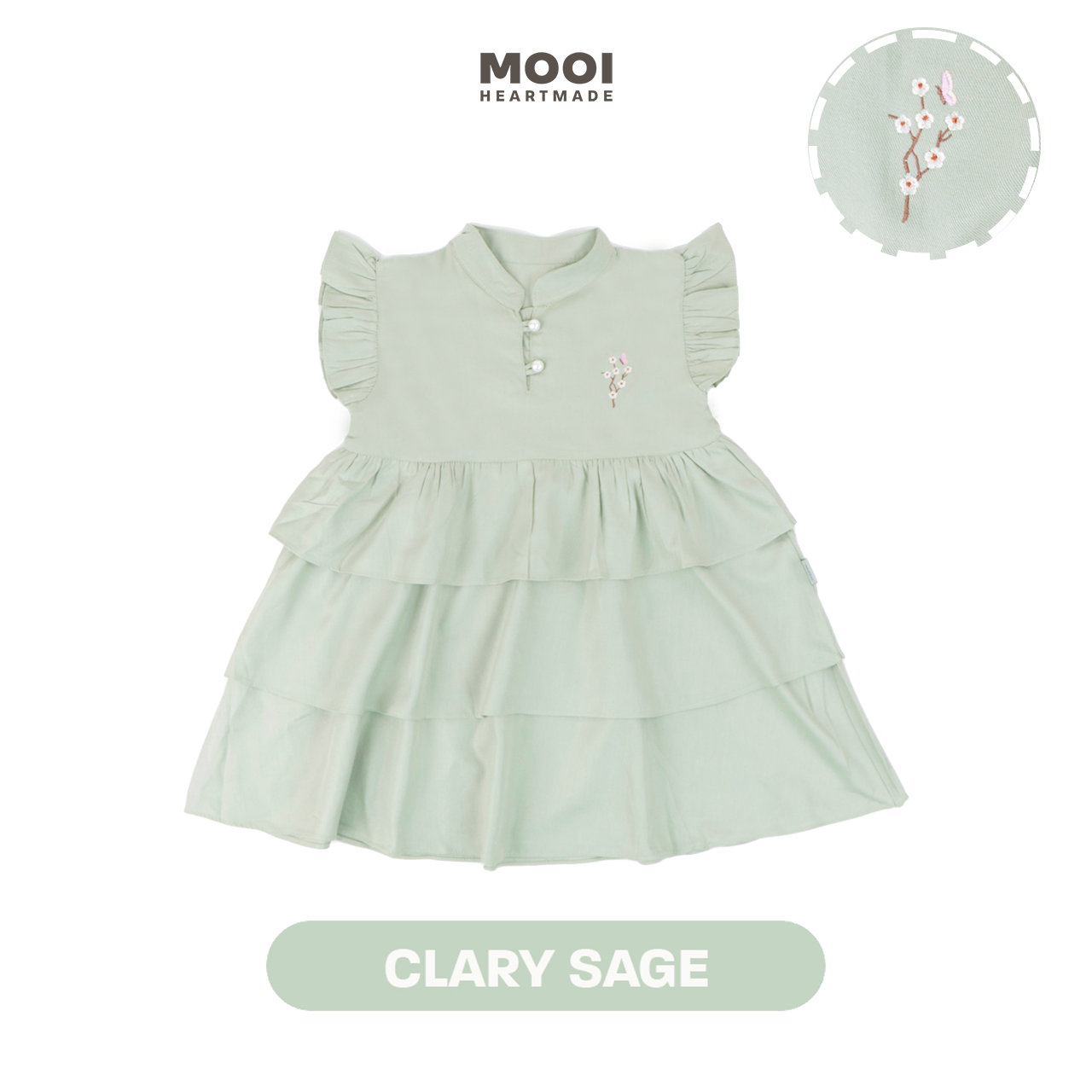 Mooi Dress Anak Perempuan Jia Dress Layer