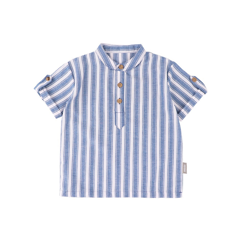 Mooi Kemeja Anak Laki-laki Enzo Striped Shirt