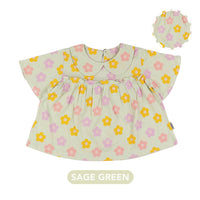 Mooi Atasan Anak Perempuan Rora Ruffle Top