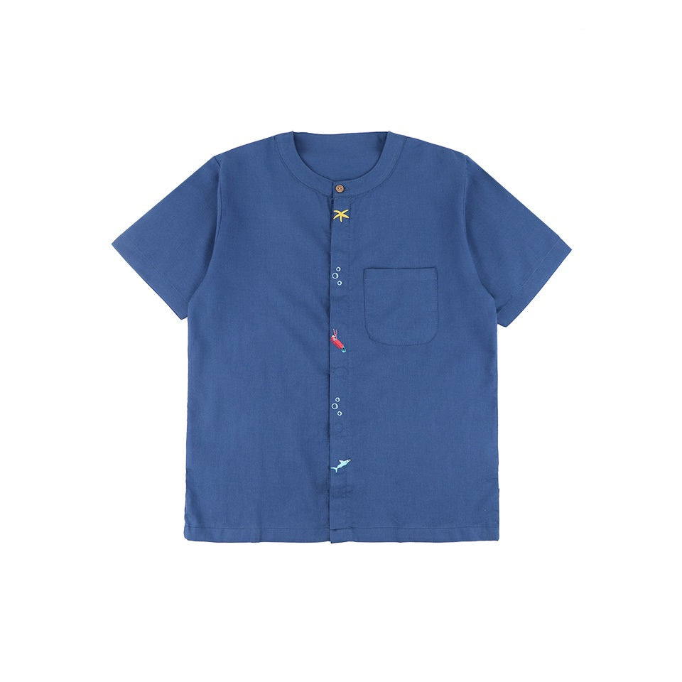 Mooi X Dinda Puspitasari Kemeja Dewasa Glen Pocket Shirt Adult
