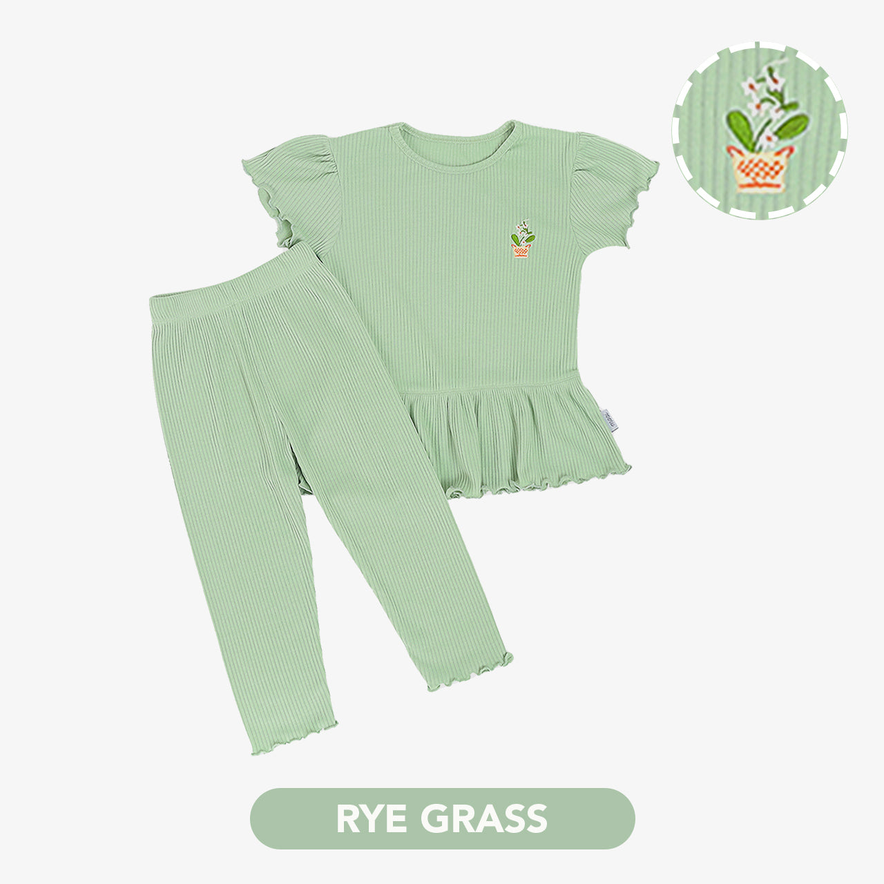 Mooi Setelan Anak Kalia Rib Set