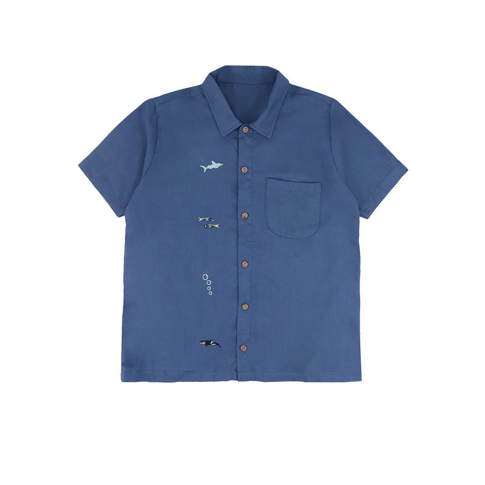 Mooi X Dinda Puspitasari Kemeja Dewasa Nolan Pocket Shirt Adult