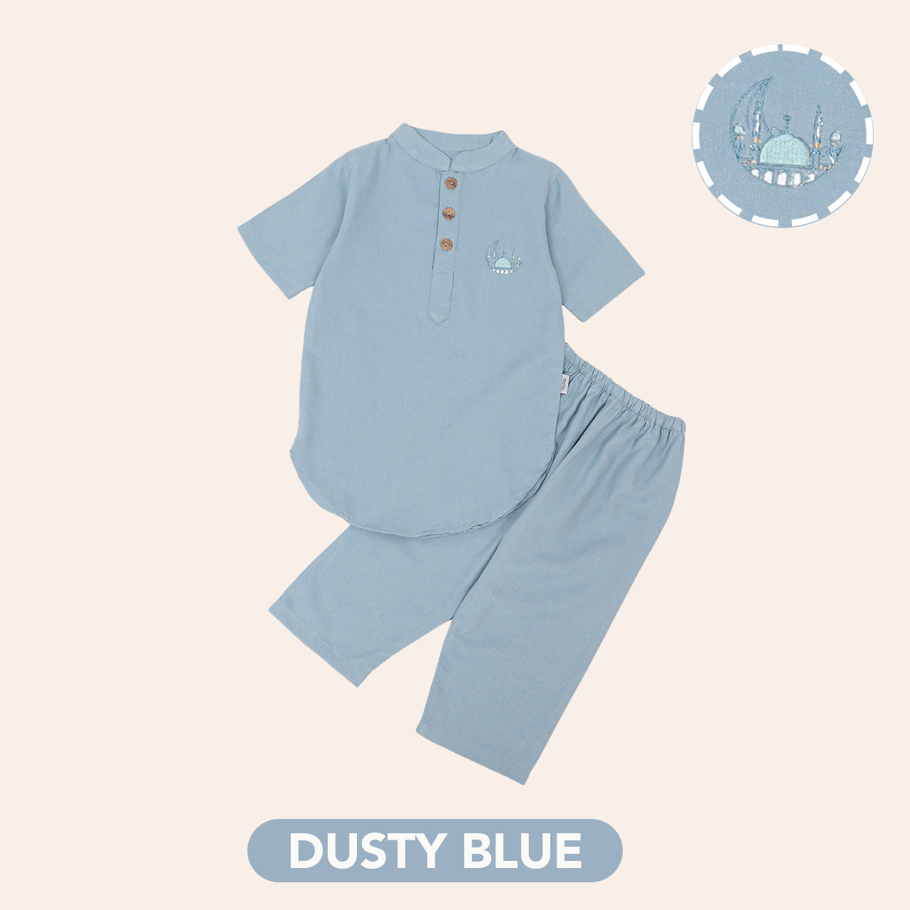 Mooi Adam Koko Set Setelan Koko Anak Raya Collection V2