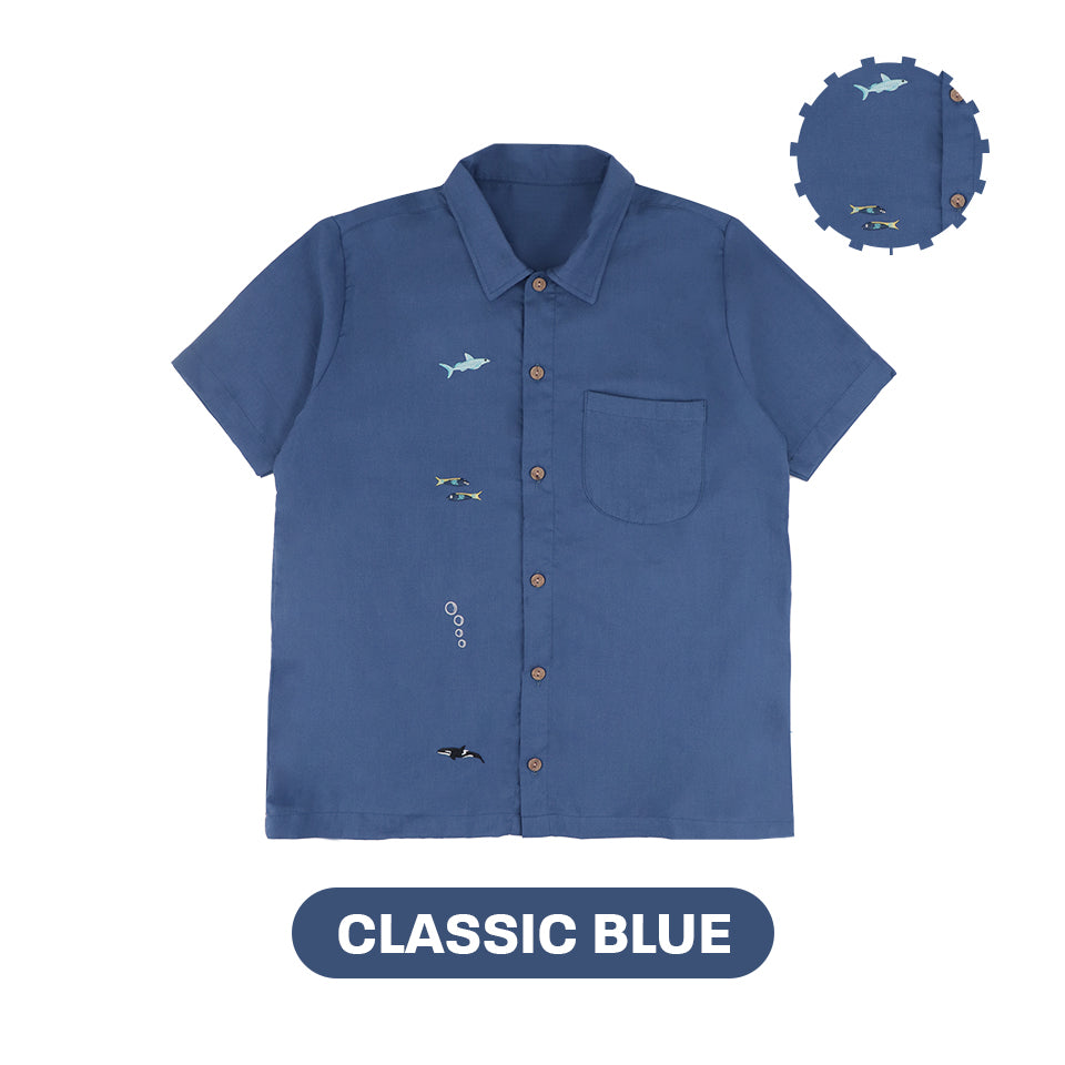 Mooi X Dinda Puspitasari Kemeja Dewasa Nolan Pocket Shirt Adult