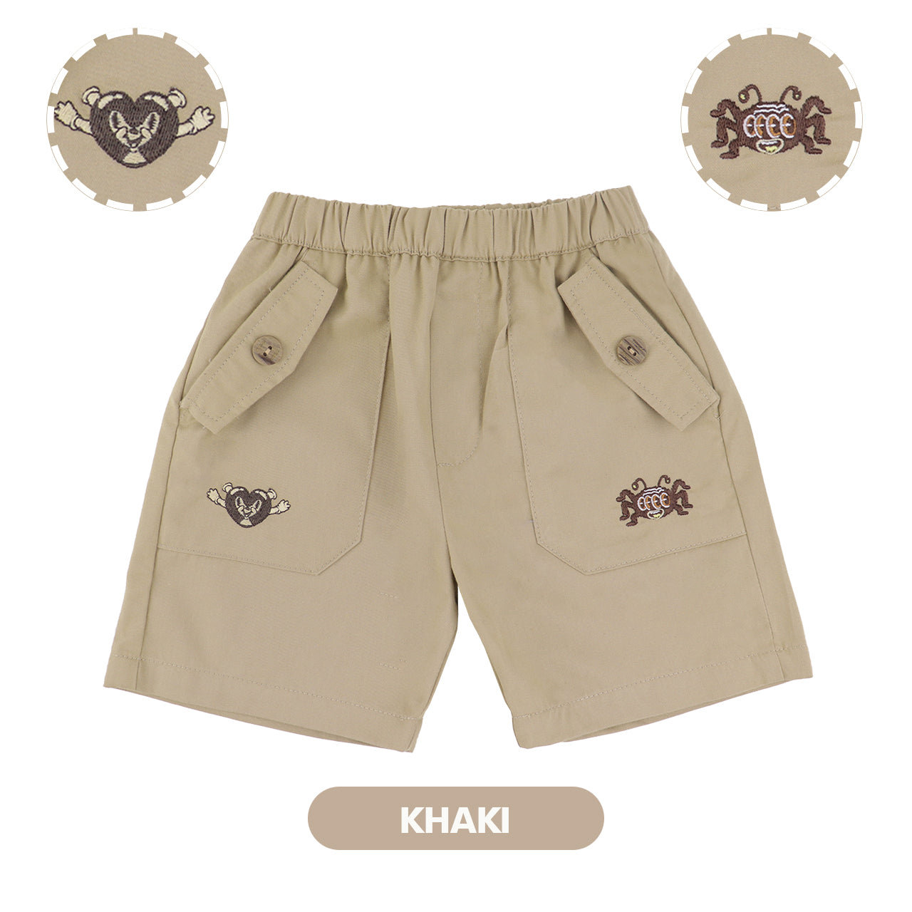 Mooi X Muklay Celana Pendek Cargo Anak Lex Short Cargo Pants Kids
