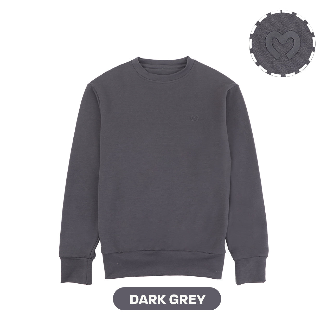 Mooi Sweater Dewasa Unisex Comfy Sweater Basic Adult