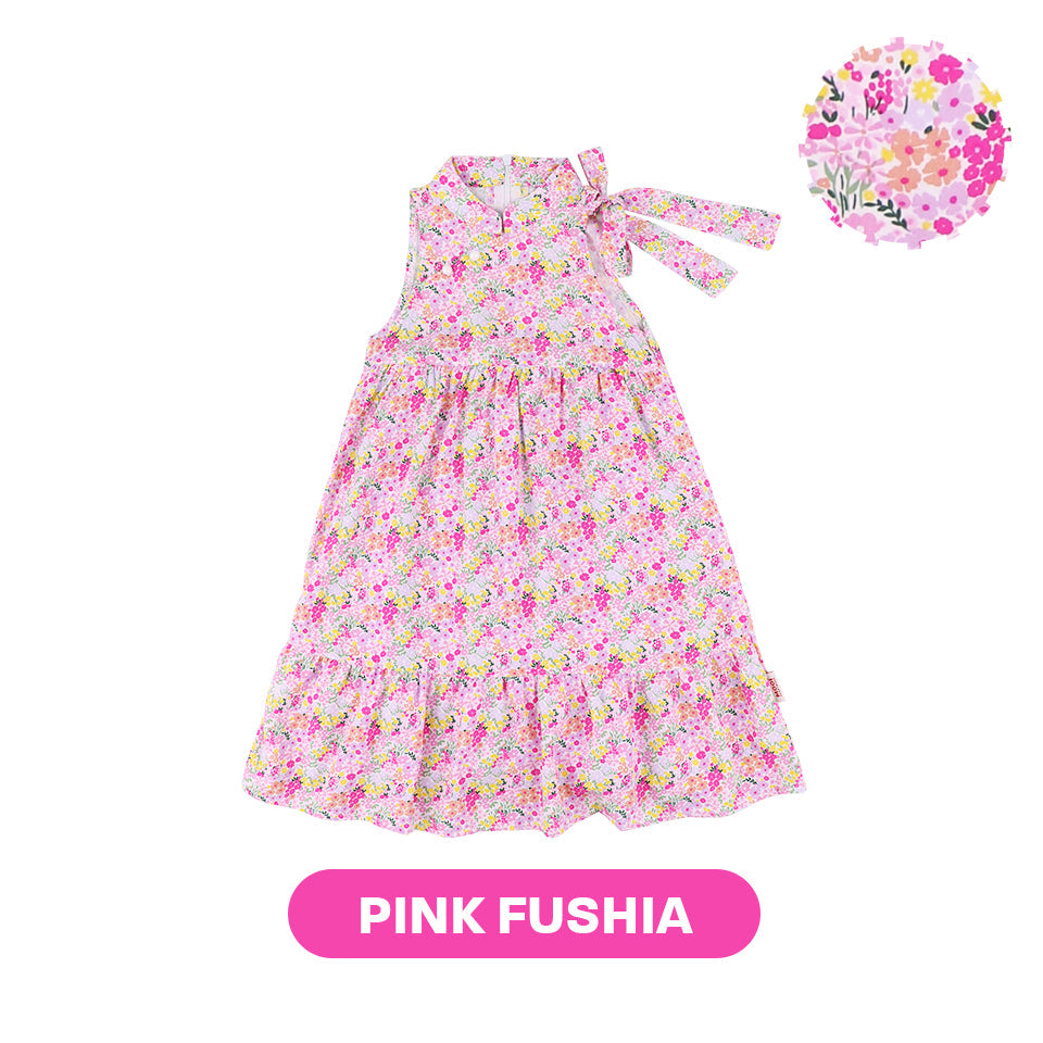 Mooi Dress Anak Perempuan Lunar Collection Peony Cheongsam Dress