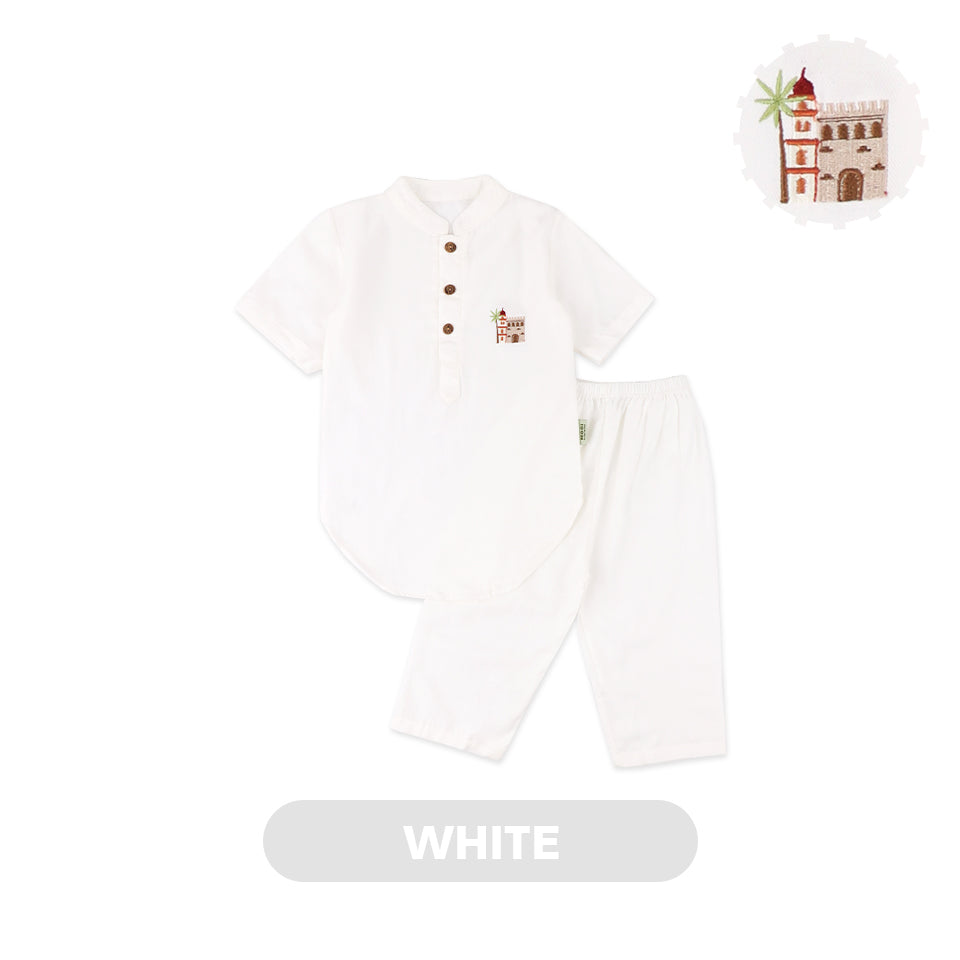 Mooi Adam Koko Set Setelan Koko Anak Raya Collection