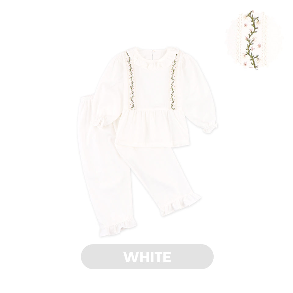 Mooi Setelan Anak Perempuan Raya Collection Asra Tunic Ruffle Set