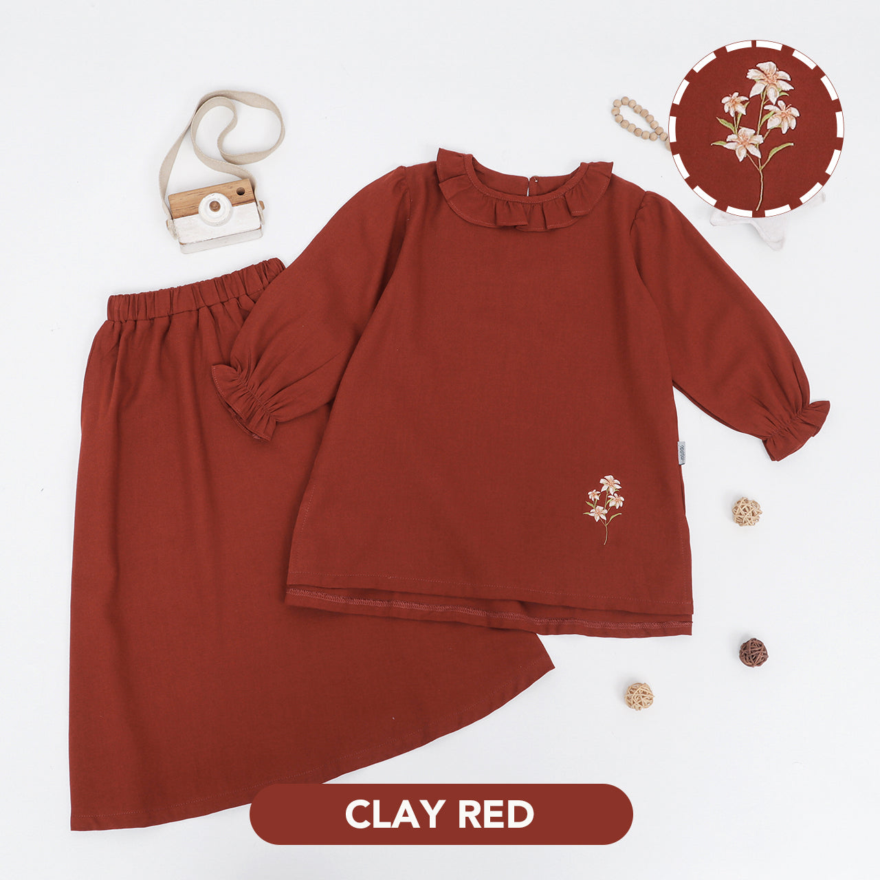 Mooi Setelan Anak Perempuan Raya Collection Rayya Tunik Set