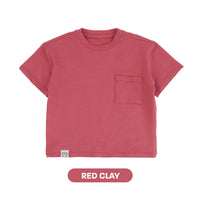 Mooi Kaos Anak Pocket Unisex Comfy Oversized T-Shirt Pocket Kids