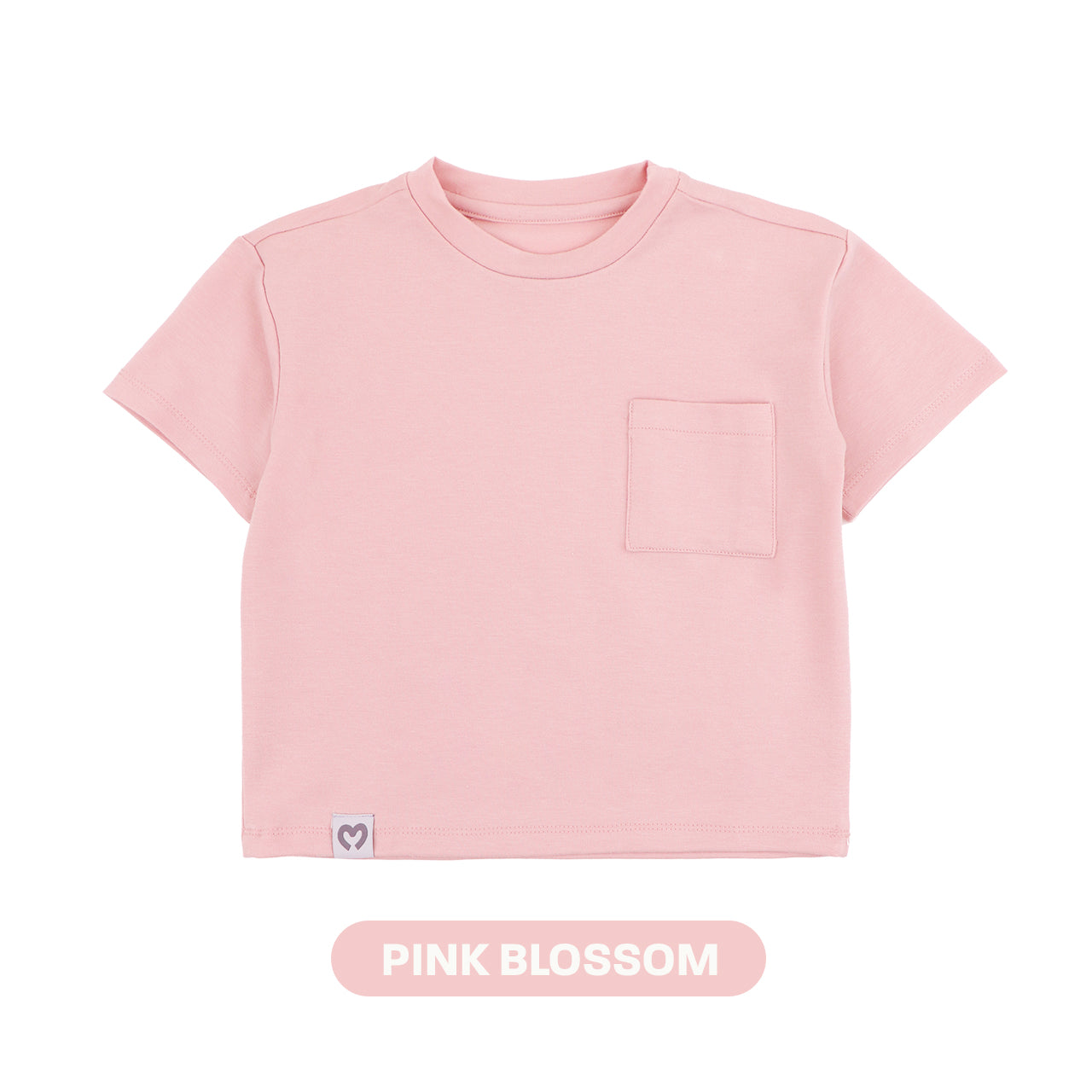 Mooi Kaos Anak Pocket Unisex Comfy Oversized T-Shirt Pocket Kids