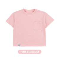 Mooi Kaos Anak Pocket Unisex Comfy Oversized T-Shirt Pocket Kids